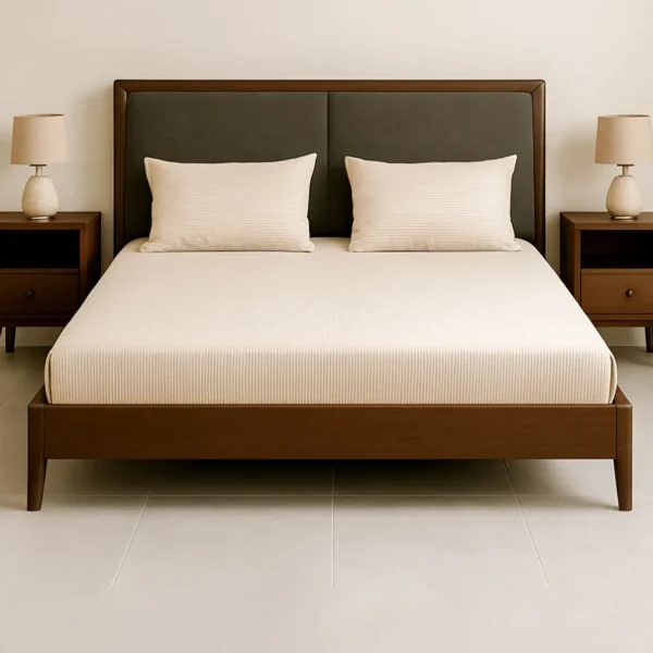 Nordic Walnut Platform Bed