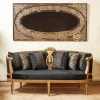 Shahi Carved Majlis Sofa & Mirror Set
