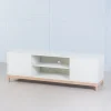 Flix White Open TV Console