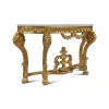 French Baroque Gold Console
