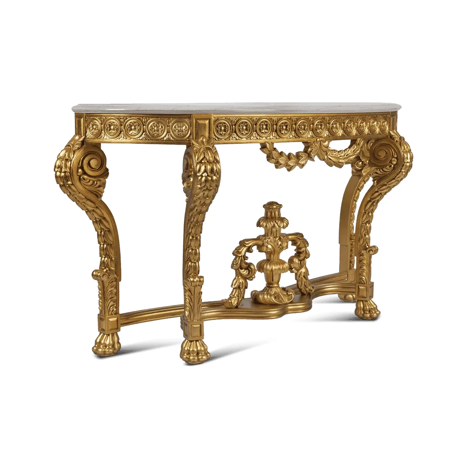 French Baroque Gold Console