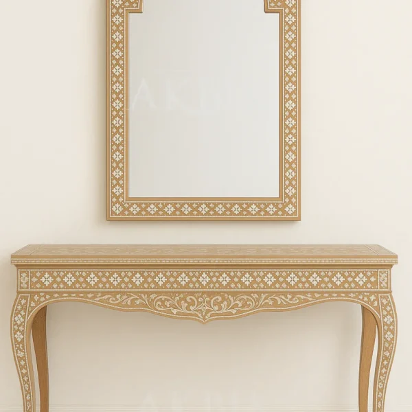 Syrian Fusion Console & Mirror Set
