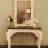 Ram's Head Carved Console & Mirror