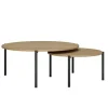 Duo Nesting Round Coffee Tables