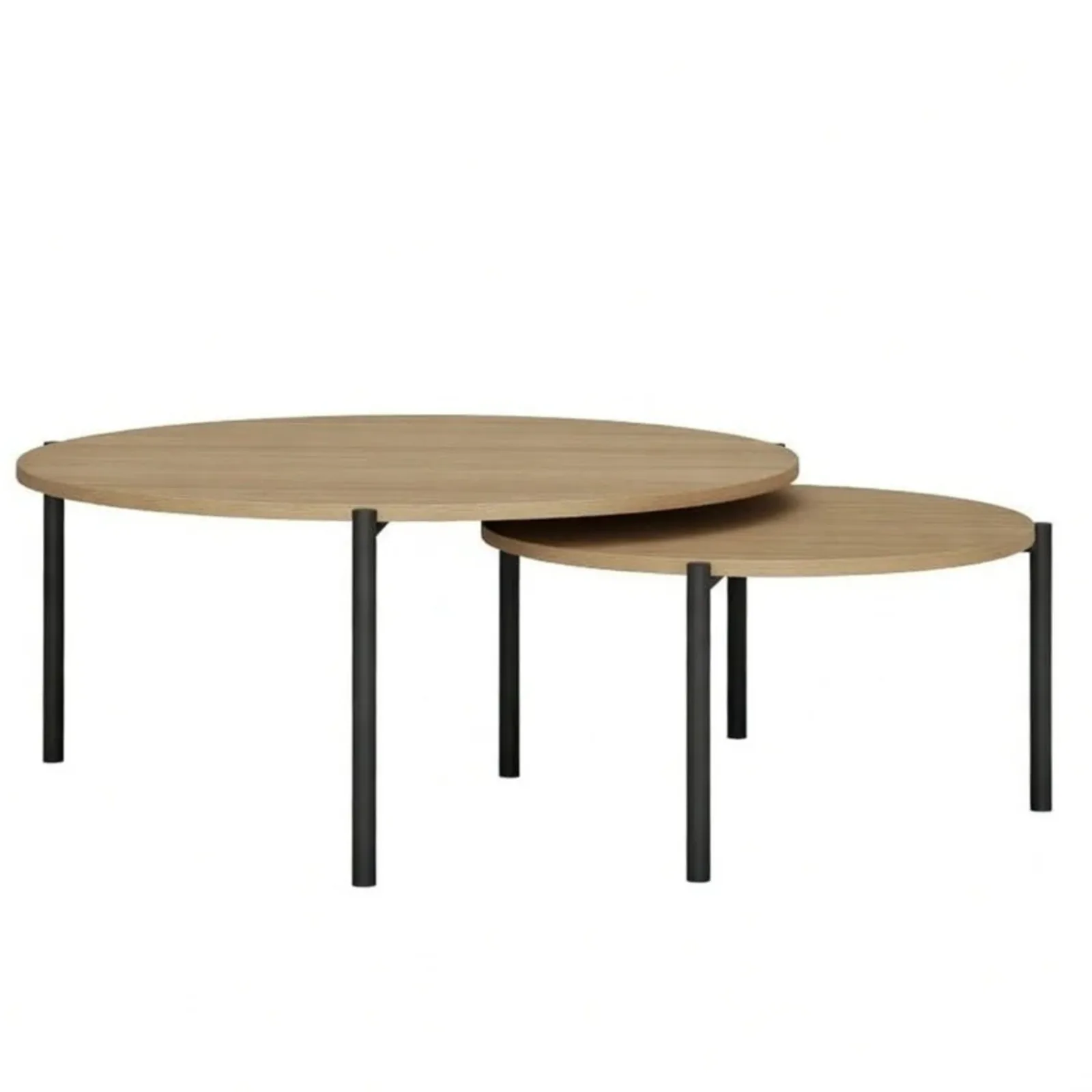 Duo Nesting Round Coffee Tables