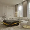 Quarry Marble Slab Coffee Table