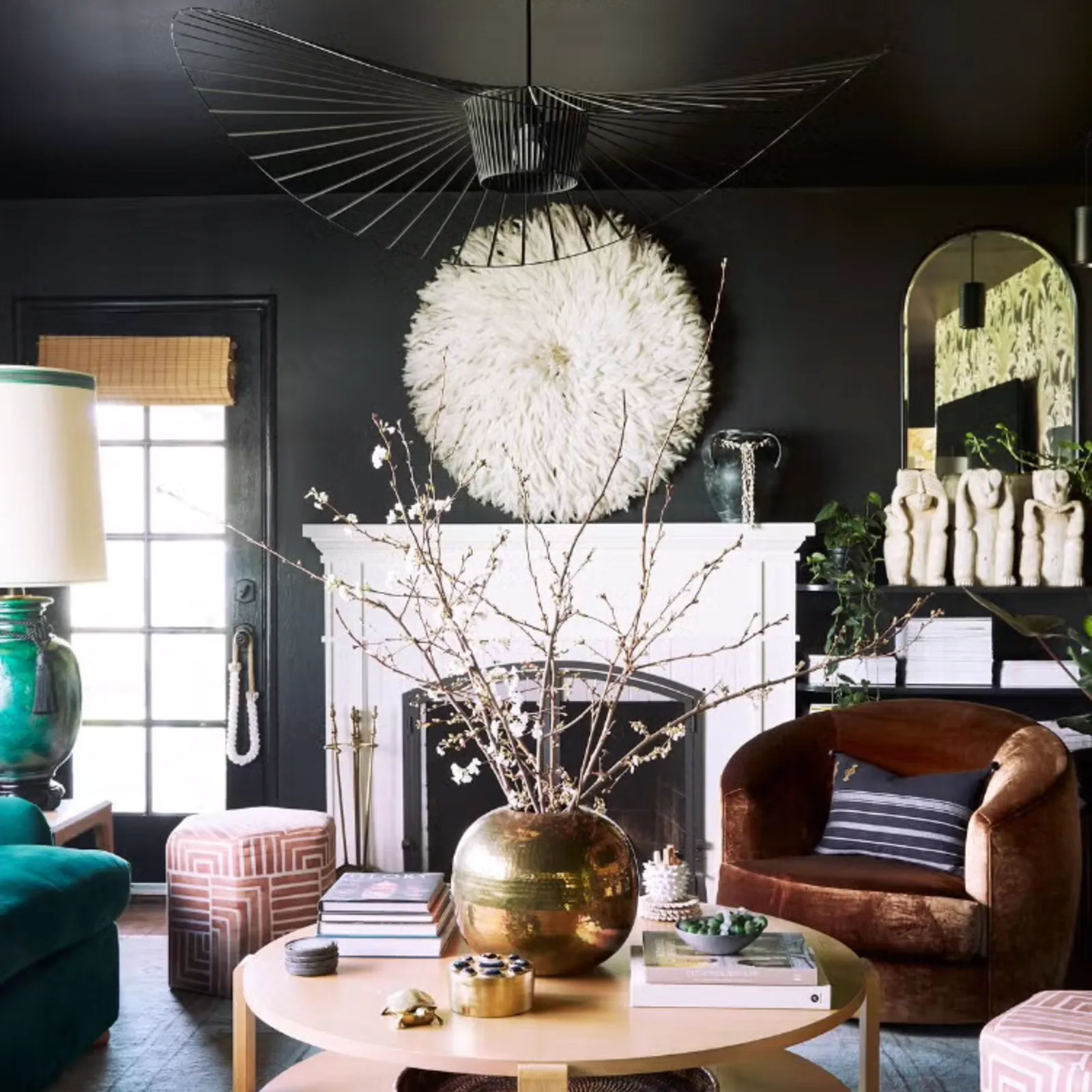 Blush Two-Tier Round Coffee Table