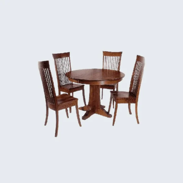 Sheesham Round 4-Seater Dining Set