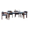 Nordic Blue-Top 6-Seater Dining Set