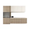 Oak Handleless Compact Kitchen