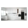 Minimalist White Island Kitchen