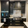 Noir Shaker Kitchen with Brass Fittings