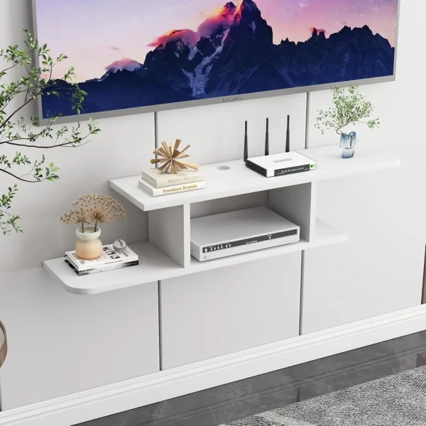 Nordic Floating TV Shelf Unit