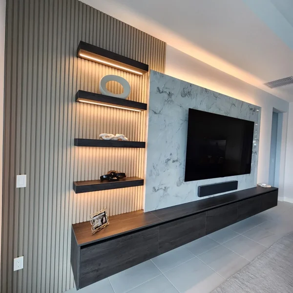 Weston Slat Wall Floating TV Unit