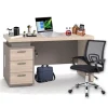 Compact Staff Desk with Pedestal
