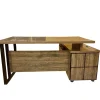 Rustic Oak Executive Desk