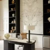 Marble Wall Executive Desk Suite
