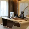 Curved LED Executive Desk