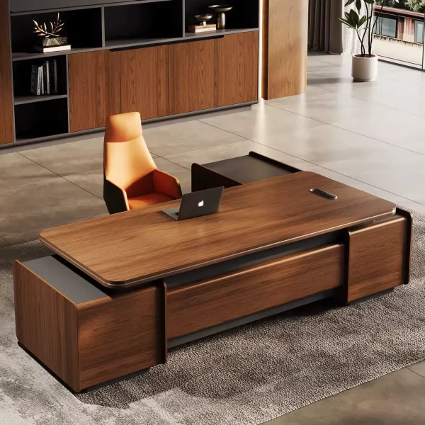 Boss Manager L-Shape Executive Desk