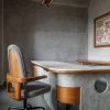 Concrete Curved Reception Desk