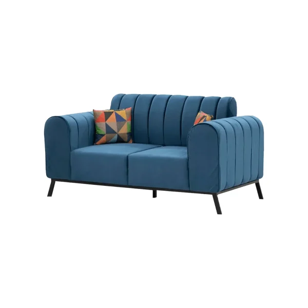 Azure Velvet 2-Seater Sofa