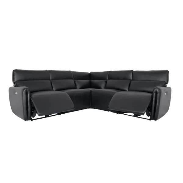 Wyatt Leather Recliner Corner Sofa