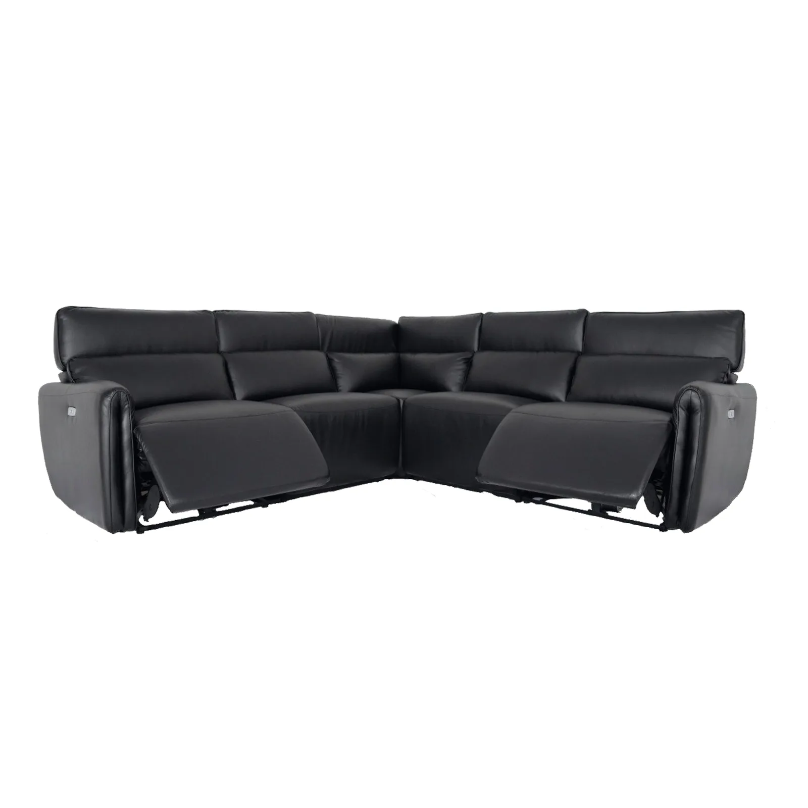 Wyatt Leather Recliner Corner Sofa