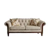 Kensington Rolled-Arm 3-Seater