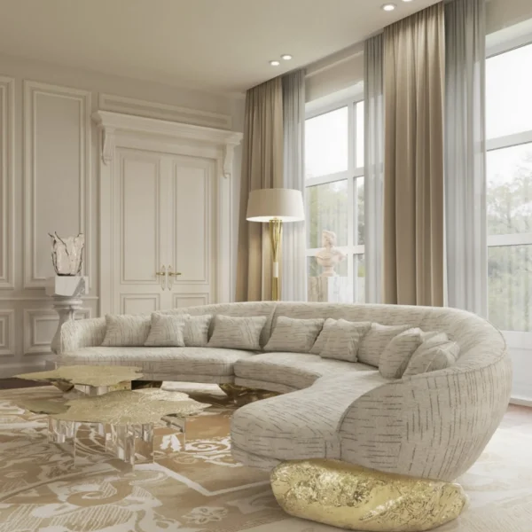 Angra Curved Statement Sofa