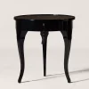 Noir Gloss Round Side Table