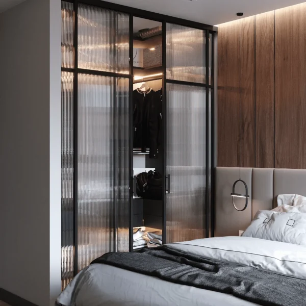 Vitra Glass-Front Walk-In Wardrobe